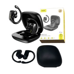 Foneng TWS Wireless Earphones BL06 Hanging Type Bluetooth 5.0V 400mAh Black Foneng TWS Wireless Earphones BL06 Hanging Type Bluetooth 5.0V 400mAh Black